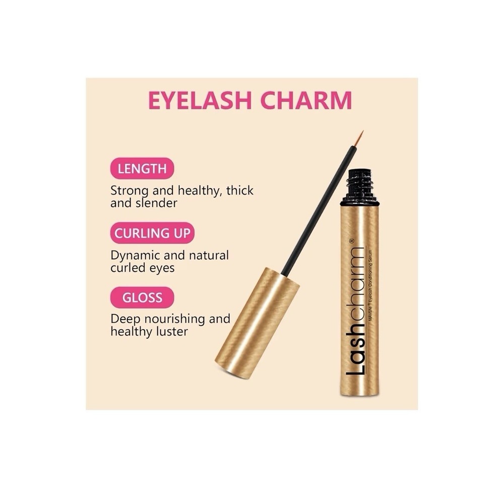 Lashcharm Eyelash Conditioning Serum Visbley Longer Thicker Lashes 6month Supply - Picture 3 of 13